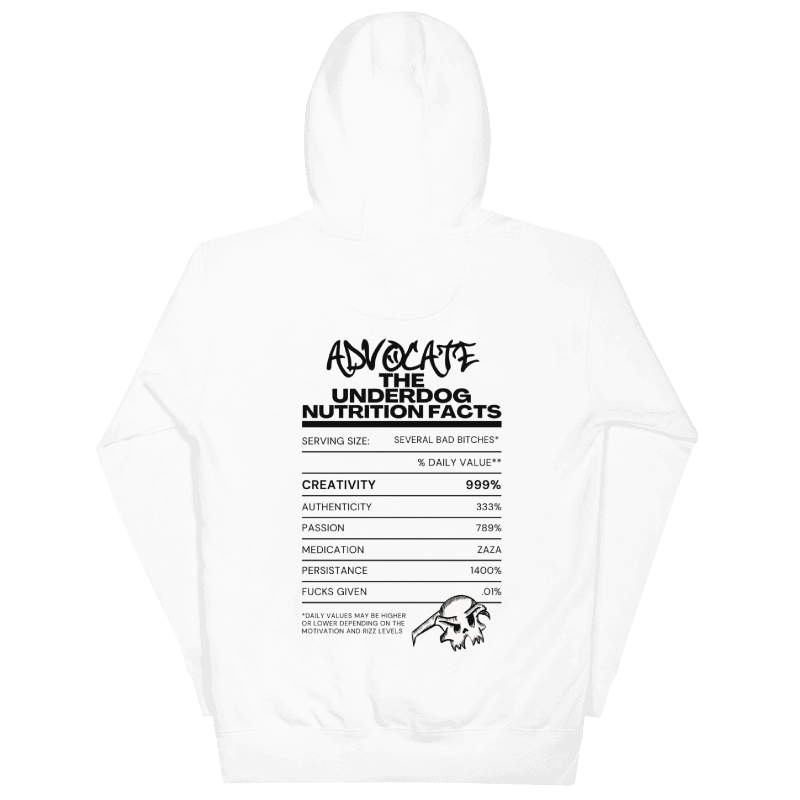 "Nutrition Facts" Hoodie